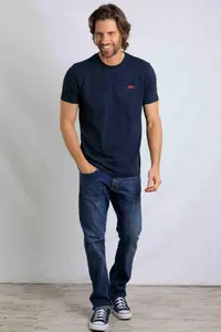 Футболка из органического хлопка с рыбной ловлей Weird Fish, белый