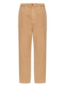 Широкие брюки из хлопка MM6 Maison Margiela, нейтральный