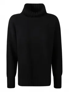 Свитер с воротником-стойкой Jucca, черный