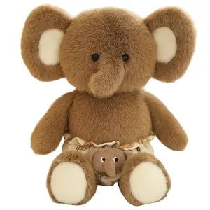 Очаровательный бегущий милый дизайн животных, плюшевая кукла ягненок, щенок, слон высотой 40см AORUNJU