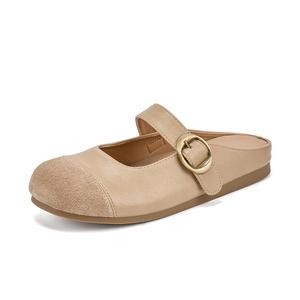 La Chapelle Сандалии с закрытым носком женские цвета хаки