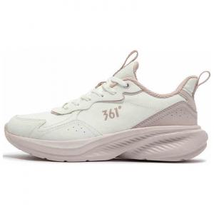 361° Кроссовки для бега с низким верхом, износостойкие, противоскользящие, женские, белые, розовые