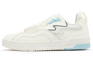 Кроссовки Tipping Skateboard Shoes Women's Low-Top Feather White/Glacier Blue 361°