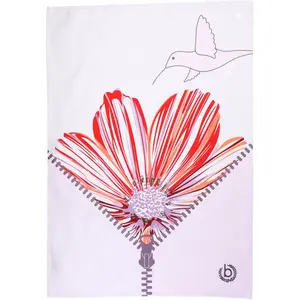 Кухонное полотенце Zip & Surprise Bugatti, сиреневый/красный/мультиколор