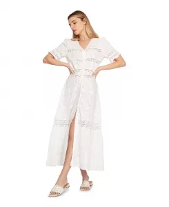 Женское летнее кружевное миди-платье Summer Breeze Belle & Bloom, белый