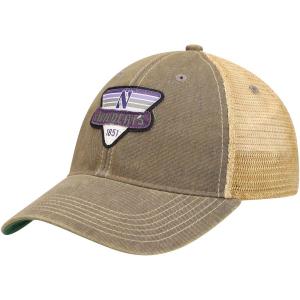 Мужская серая кепка Northwestern Wildcats Legacy Point Old Favorite Trucker Snapback