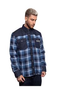 Функциональная рубашка с высококачественной вышивкой Chopper 'till death King Kerosin, синий