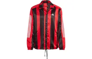 Куртка Adidas Satin Coaches, красный/черный