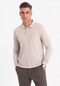 Поло POLS Ombre, бежевый