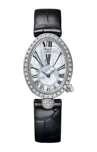 Часы Breguet Reine de naples 8928 из белого золота с бриллиантами 33 х 24,95 мм
