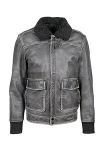 Кожаная куртка GOOD VIEW Freaky Nation, серый