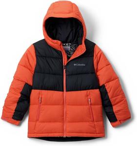 Columbia детская куртка с капюшоном Pike Lake II, Zing/Black