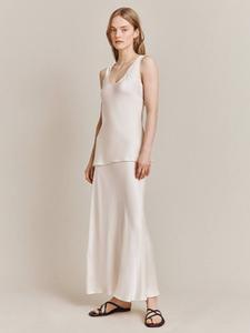 Атласный топ margot Ghost, слоновая кость