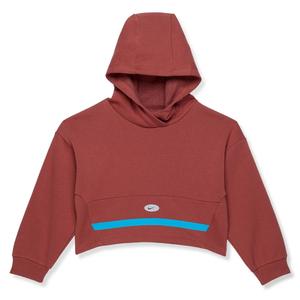 Детская толстовка Nike NSW Icon Novelty Hoodie Canyon Rust Fleece с длинным рукавом, цвет RED431