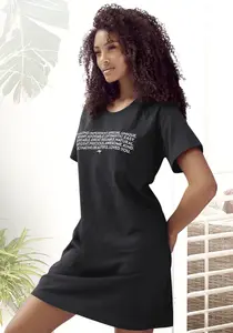 Большая рубашка KangaROOS с надписью спереди, черный