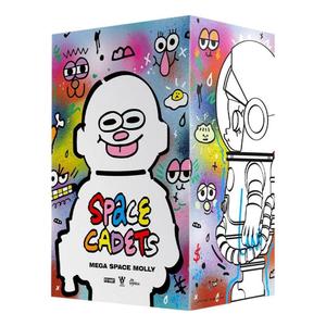 Фигурка Pop Mart Mega Space Molly 400% Jon Burgerman Space Cadets Sealed Cases (1 Blind Box)