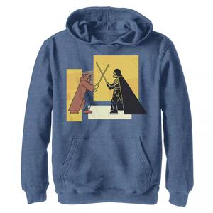 Толстовка с рисунком «Оби-Ван Кеноби» для мальчиков 8–20 лет «Блочный Вейдер против Оби-Вана» Licensed Character