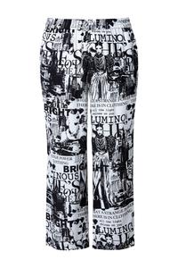 Брюки свободного кроя MIAMODA, Black