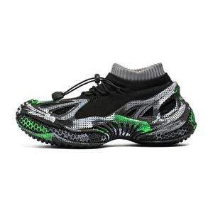 Износостойкие дышащие кроссовки Mid Top Casual для мужчин OUBT, черный