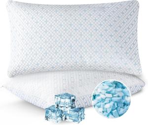 EGOHOME Охлаждающая подушка EGOHOME с наполнителем из измельченной пены с эффектом памяти и съемным чехлом White