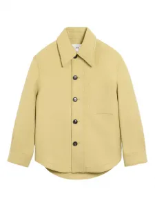 Шерстяная куртка на пуговицах AMI Paris, зеленый