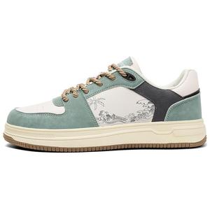 BIANSULONG Скользостойкие амортизирующие износостойкие лоу-топы для скейтбординга мужские светло-зеленые, цвет Light Green