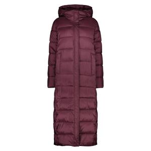 Женское пальто CMP, длинное, с фиксированным капюшоном, 33K3706