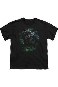 Футболка с Бэтменом для детей с коротким рукавом и принтом-сюрпризом Gildan, черный