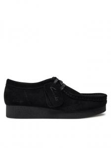 Туфли на плоской подошве Clarks Wallabee Evo Sh 26174746, черный