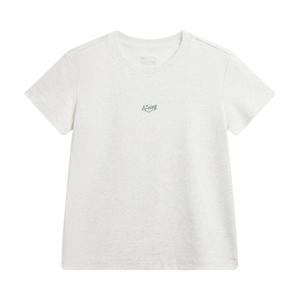 Футболка Li-Ning Sports Life Collection Women's, heather серый экрю