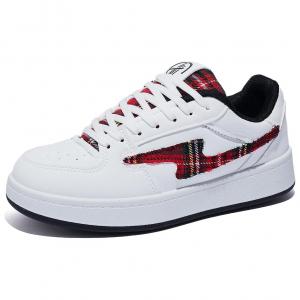 GIGIRYO Женские низкие скейтерские кроссовки бело-красные, цвет White Red