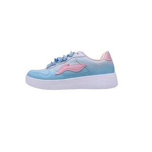 Li Ning Floating Boat, Cherry Mist Mismatched Height Increasing, легкие дышащие нескользящие скейтборд-кроссовки Li-Ning, розовый