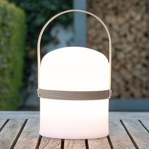 Настольная лампа на батарейках Lucide Joe, полипропилен - белый