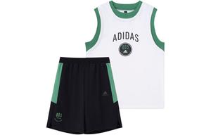 Детская повседневная спортивная одежда Adidas, черный