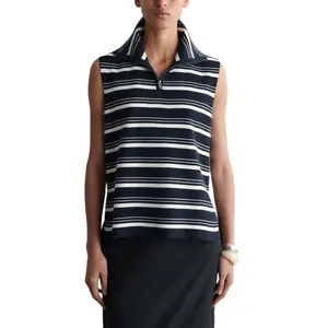 COS Футболка Women's Navy Blue/Stripes