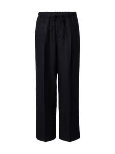 Свободные плиссированные брюки WEEKDAY, черный