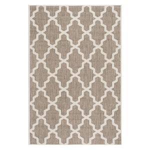 Коврик Gina Moroccan Trellis для дома и улицы Nuloom, бежевый, 153x229 см