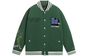 LiNing Скейтбордистская бейсбольная майка мужская сосново-зеленая, Pine Green