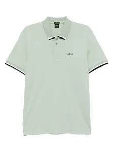 Рубашка поло Boss, зеленый