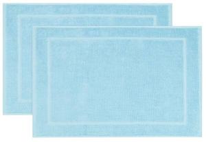 Коврик для ванной Zollner 00000360 2 шт, 50x1x70 см, светло-голубой