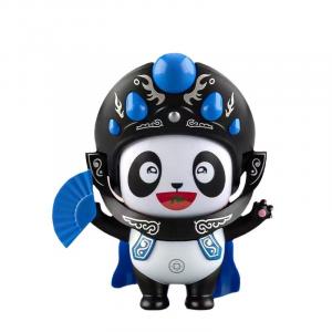 Кукла панда с маской из сычуаньской оперы бонусные подарки Barbne, мультиколор/синий