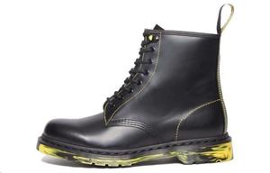 Dr.Martens Ботинки Dr. Martens 1460 из гладкой кожи на шнуровке с мраморной подошвой, черные