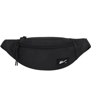 Воин Нейлоновый Поясной Рюкзак Кроссбоди Слинг-сумка Обычный Унисекс Черный, Черный без Подвески