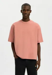 Slhrelaxaspen ply ss o neck noos basic tshirt Selected, Rose Dawn