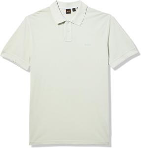 BOSS Мужская базовая короткая рукав пике поло, Open Air Blue