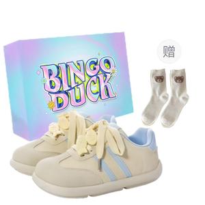 BINGO DUCK Женские противоскользящие скейтерские кеды низкие желтые, цвет Yellow