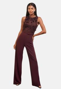 Комбинезон Lipsy Jumpsuit, Burgundy Red/Purple