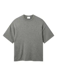 Футболка с логотипом на спине из трикотажа Distort Axel Arigato, серый