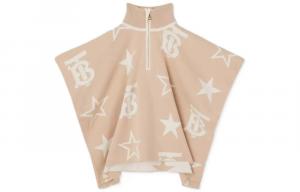 Детская накидка Burberry, цвет Almond beige