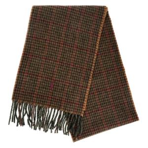 Polo Ralph Lauren Шерстяной вязаный шарф унисекс коричневый, Brown